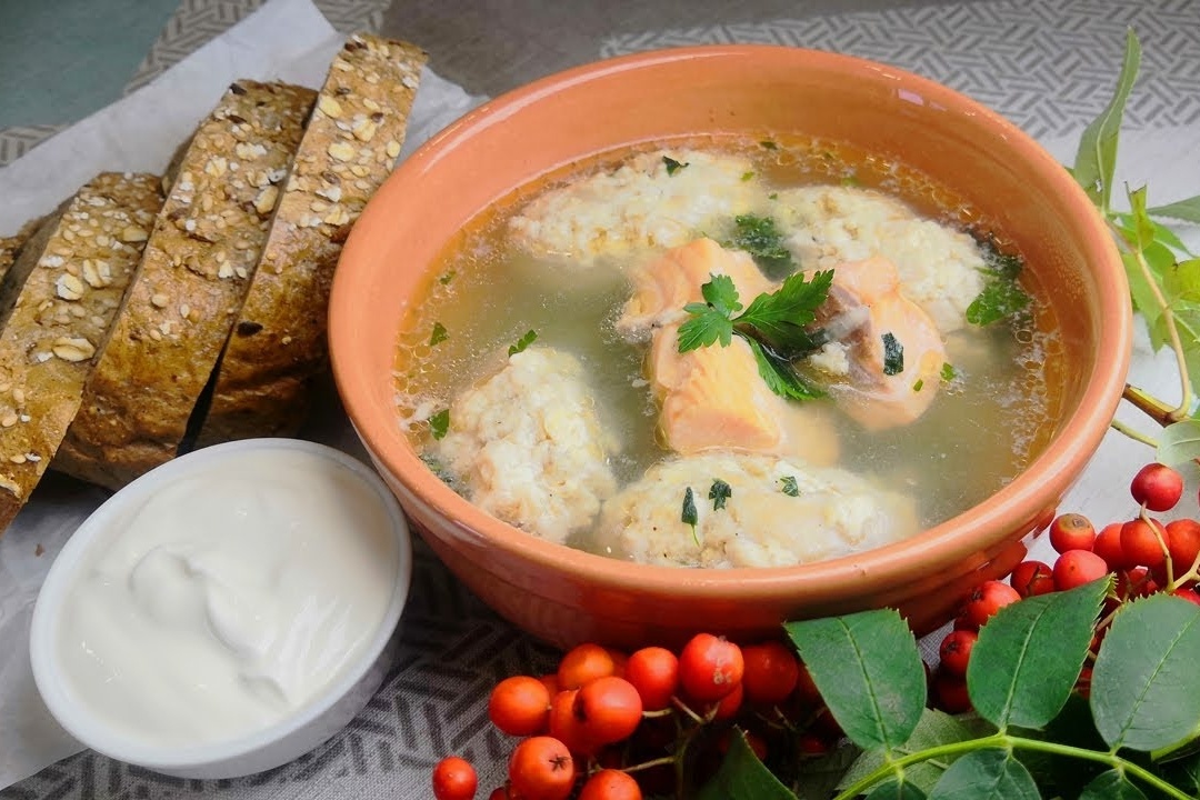 Юрма. Ещё этот суп в наши дни иногда называют "Два бульона". Фотография из открытых источников