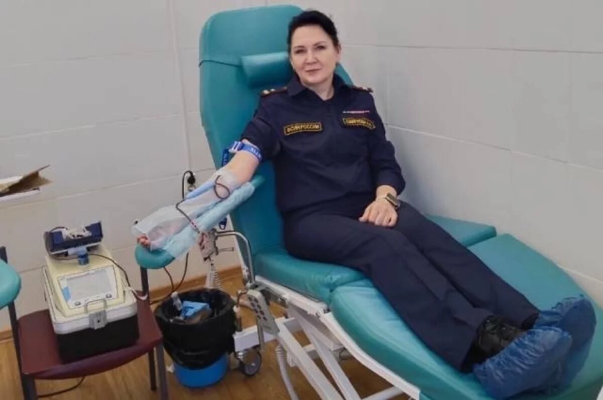    Сотрудникам УФСИН Тверской области пришлось поделиться кровью