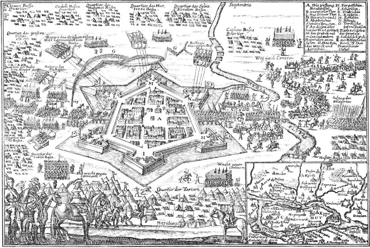 
Осада турками крепости Нейгейзель в 1663 г. Питер Пэган