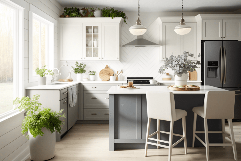    Коттедж современный стиль цветовая палитра дизайна Keri