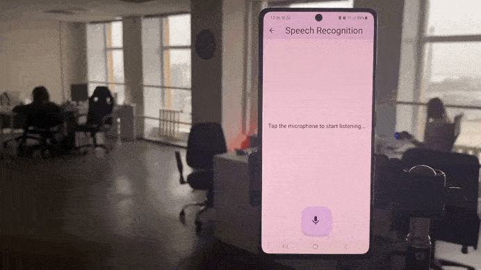 Процесс распознавания речи.
