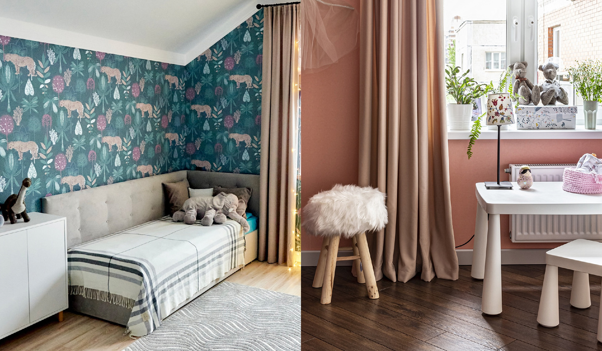 Обои LOYMINA Group в интерьерах детских комнат