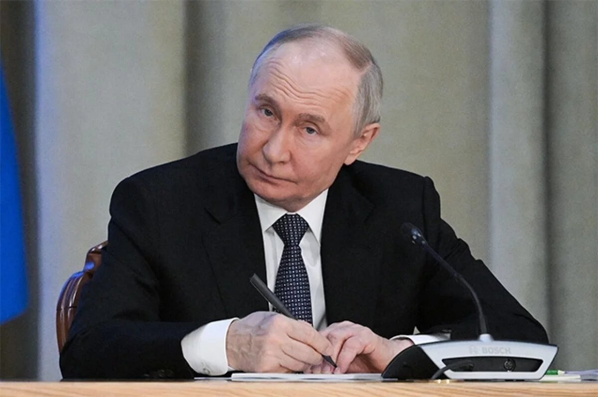    Президент РФ Владимир Путин.