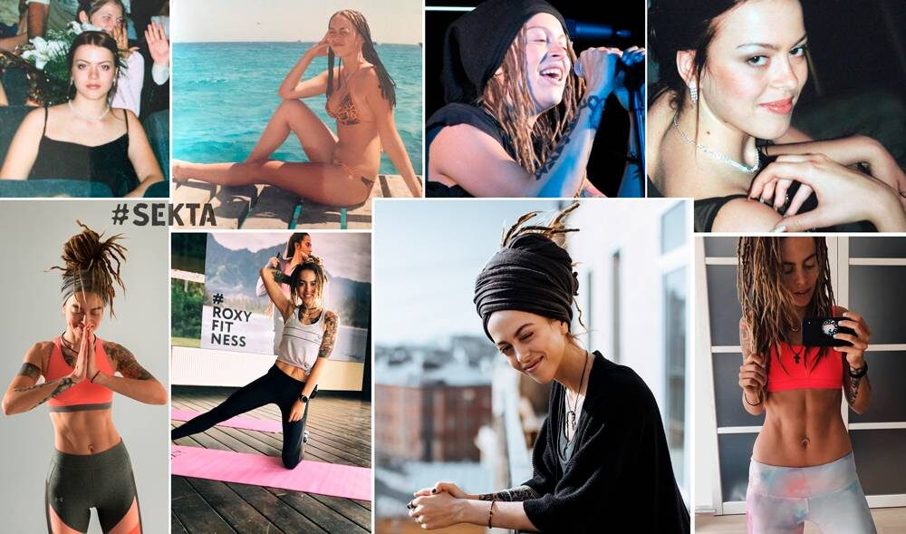 У каждого человека несколько сет-пойнтов, и их можно изменить как в большую, так и в меньшую сторону. Верхний ряд фото: сет-пойнт основательницы Школы #Sekta Оли Маркес — 60−65 кг, нижний ряд — 52−56 кг.
