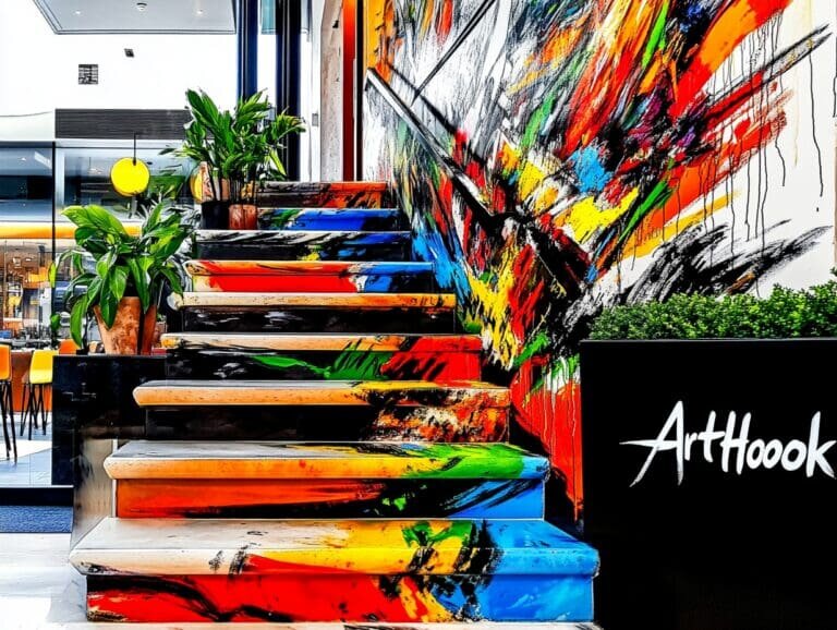    Как превратить лестницу в арт-объект: вдохновляющая роспись лестничных маршей в вашем доме Art-Hook.Ru