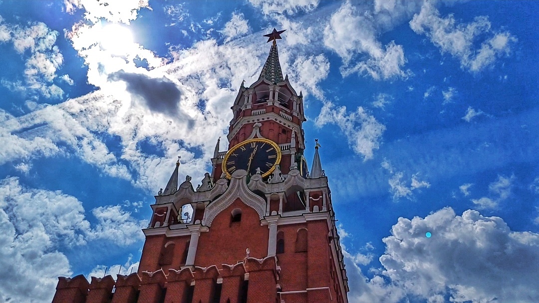 Спасская башня московского Кремля. Фото автора
