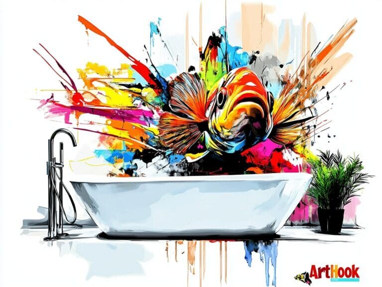    Художественная роспись стен в ванной комнате: как создать уникальный интерьер с влагостойкими материалами и оригинальными решениями Art-Hook.Ru