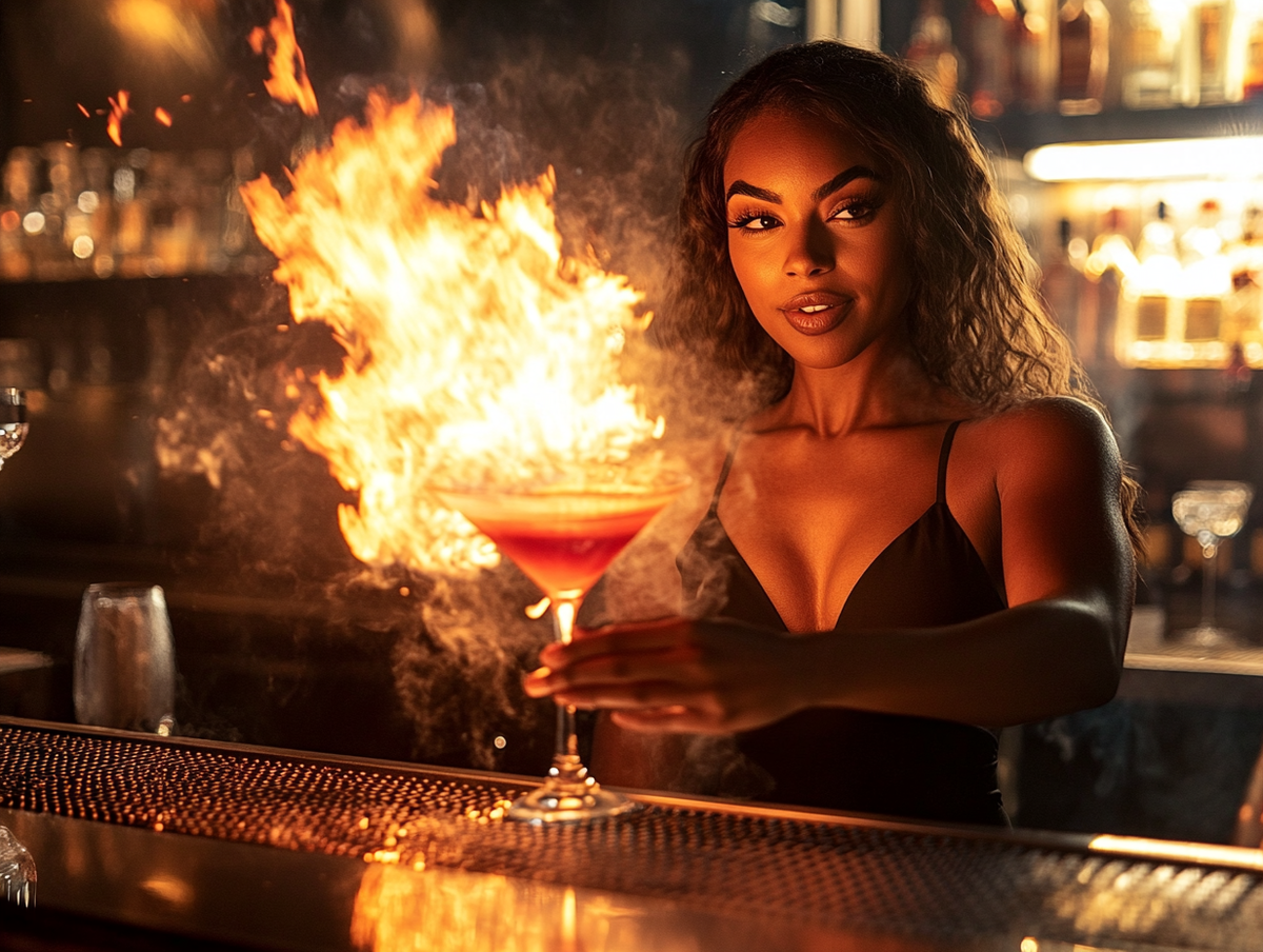    Создайте незабываемый вечер: мастер-класс по коктейлям с фаер-шоу и магией вкуса Антон