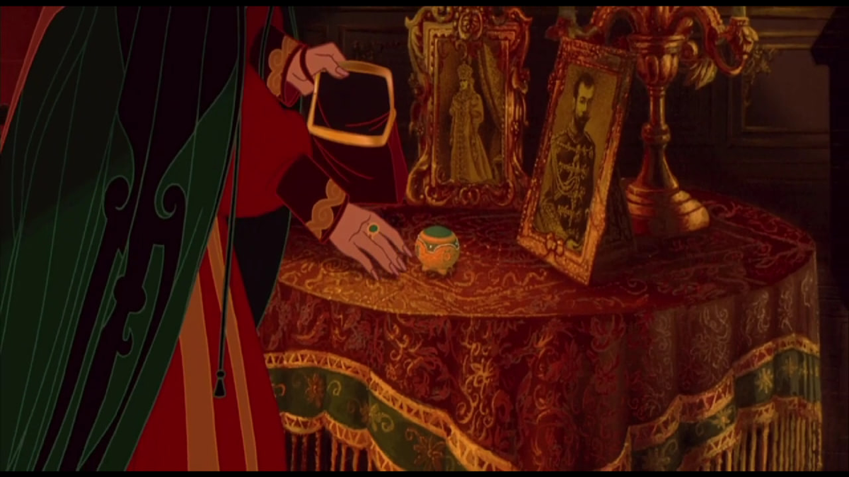 Кадр из  а/ф "Анастасия, 1997 г.