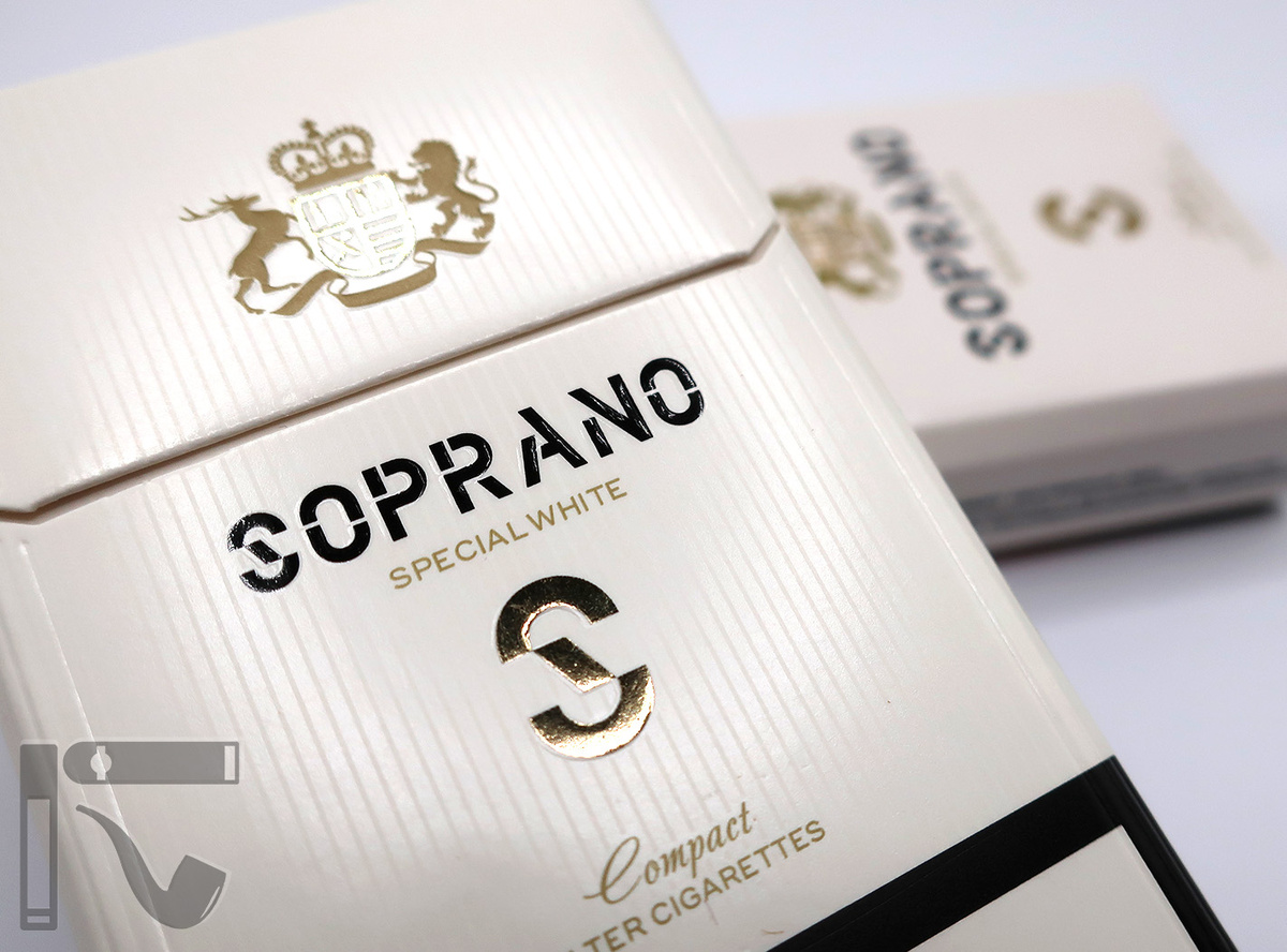 Сигареты Soprano Special White. Фото: © канал "Уголок Курильщика"