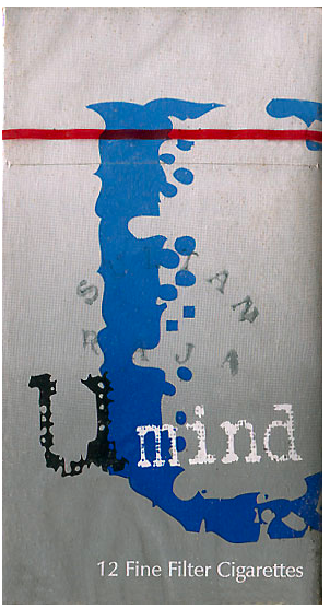 "U mind". Индонезия, конец 2000-х годов. 12 штук с фильтром в боксе, обернутом целлофаном. Смола 15 мг, никотин 1,0 мг. Производитель: PR. U Mind, владелец торговой марки: PR. U Mind.
