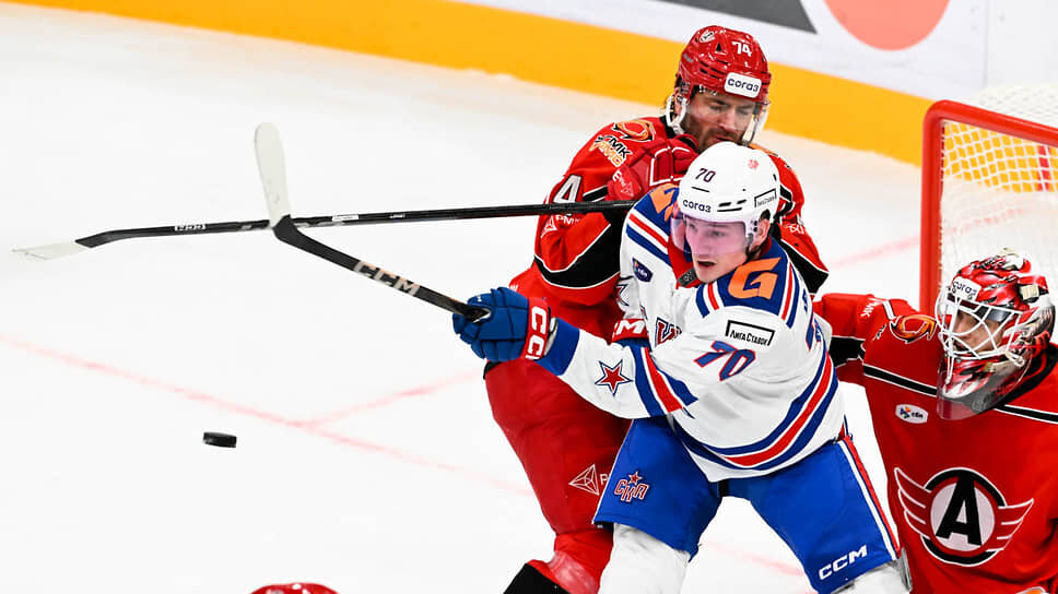 Матч СКА (Санкт-Петербург) — «Автомобилист» (Екатеринбург) .📷Фото: ХК СКА