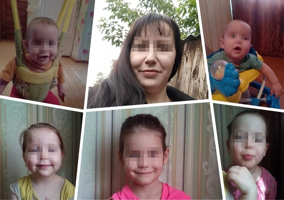 Фотоколлаж опубликован «КП-Уфа». Снимки детей и матери: соцсети