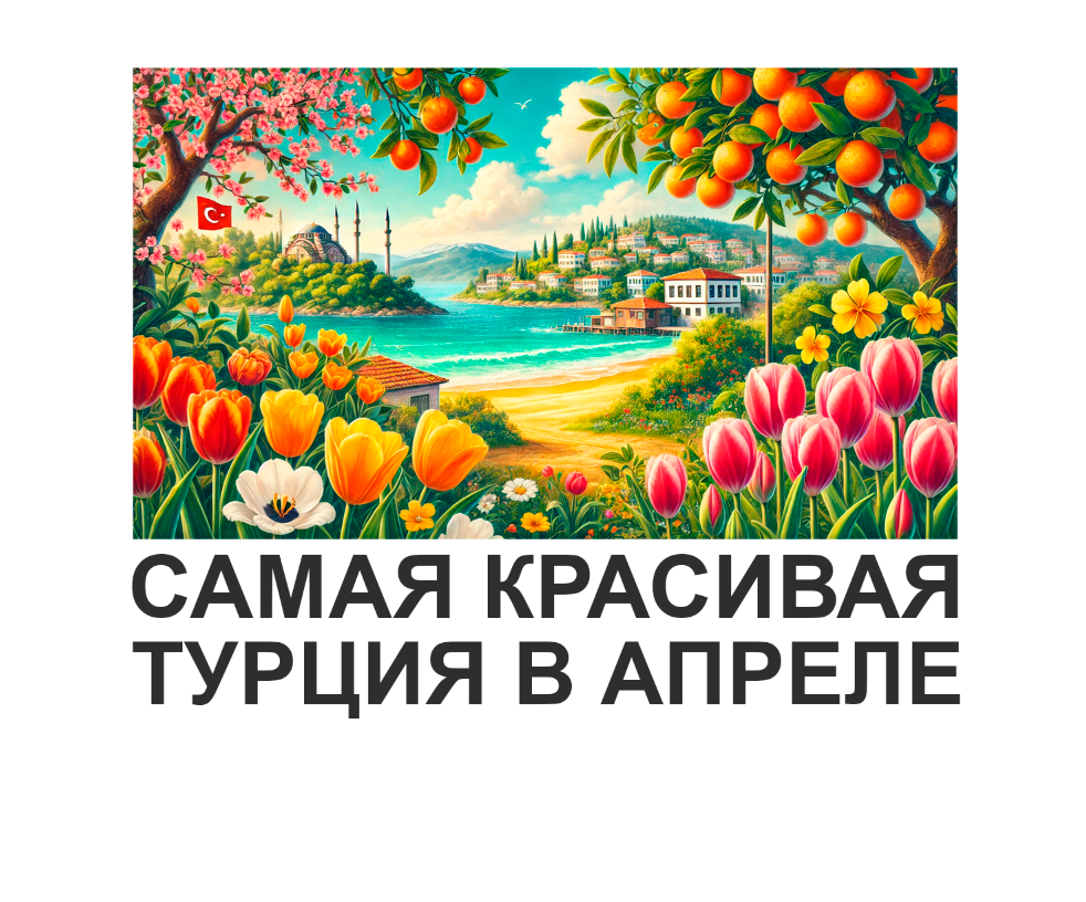 Иллюстрация к стать "В Турции в апреле красиво, тепло и солнечно".