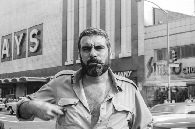 Сергей Довлатов во время фестиваля на улице Рубенштейна