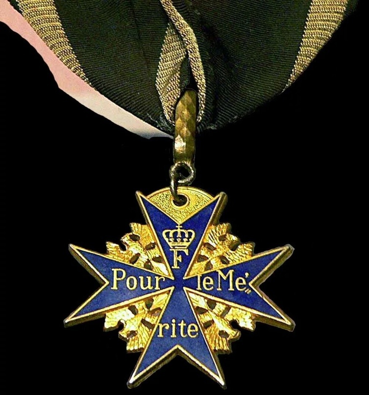Pour le  Mérite, самый желанный орден немецких офицеров.