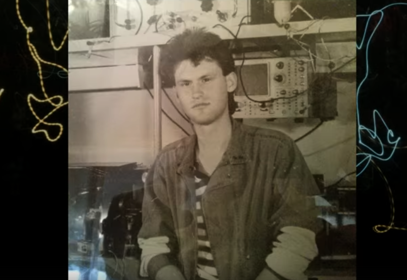 Дима "Лукич" Кузьмин. Кадр из фильма "Тайна белого пятна" .