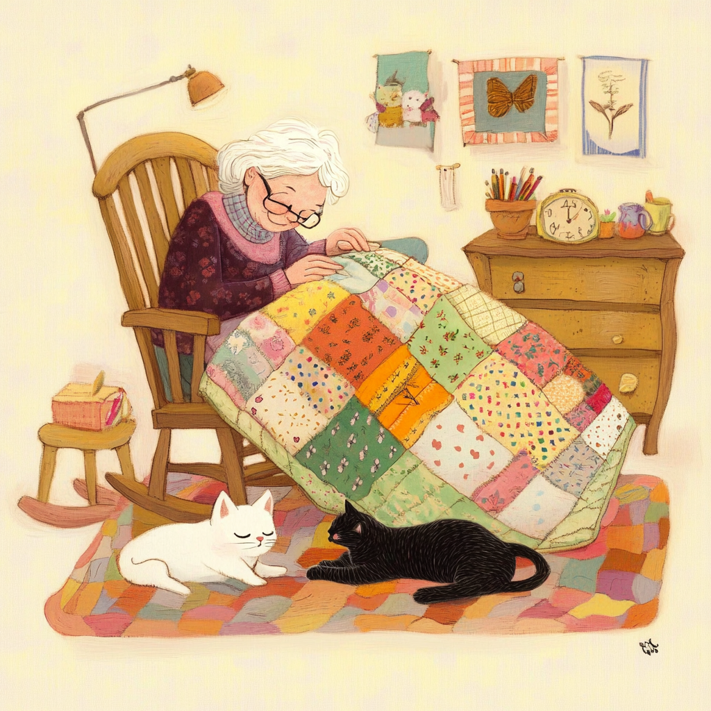 Моя фантазия на тему бабушек, выполнено с помощью нейросетей