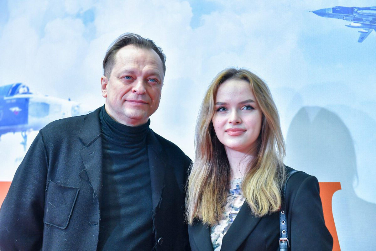 Анатолий Кот с дочерью Алисой