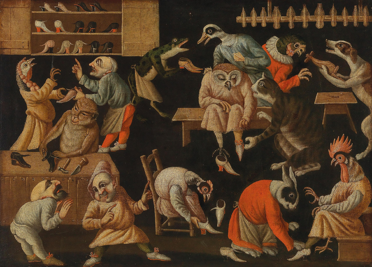 У сапожника