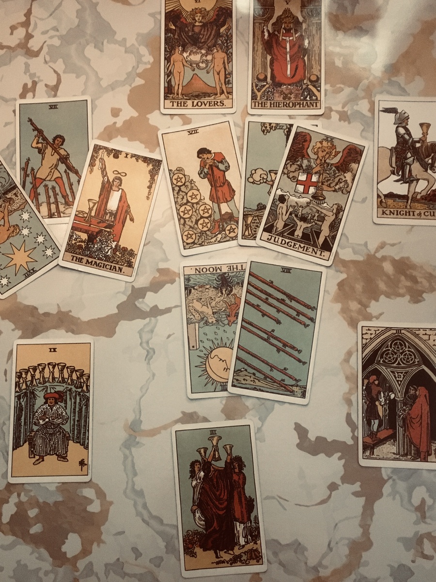 Фото автора. 1 вариант расклада 