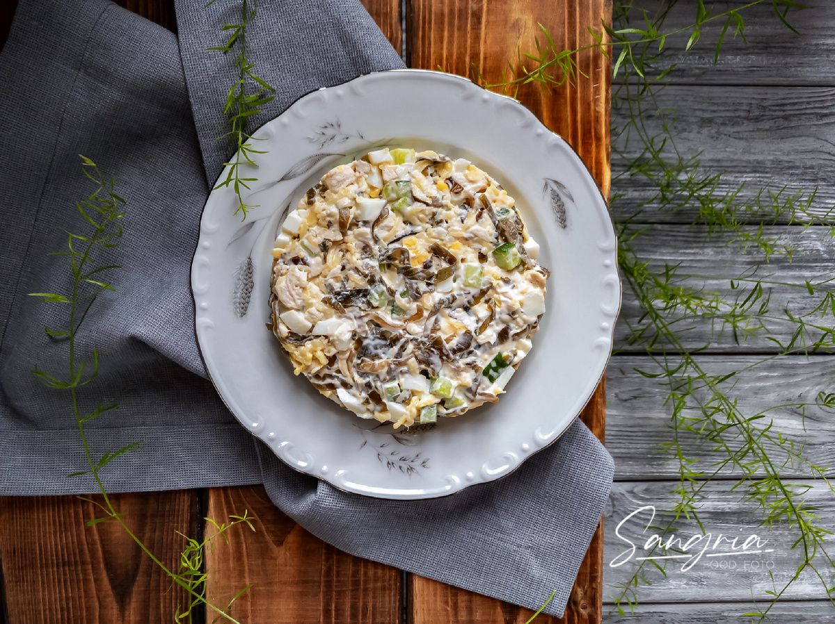 Салат из морской капусты 