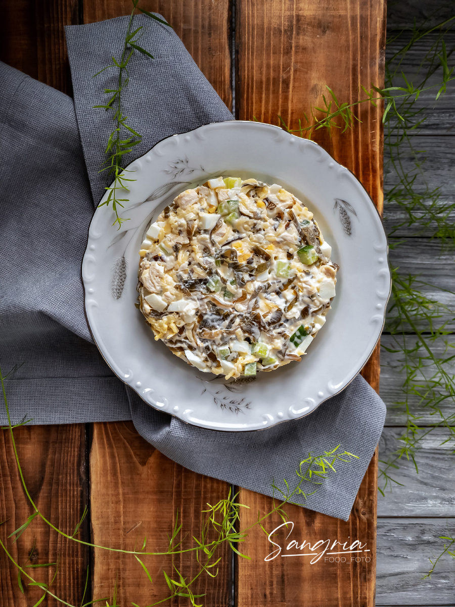 Салат из морской капусты 