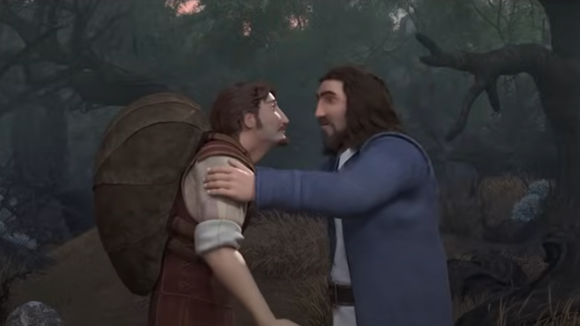 Кадр из мультфильма "Путешествие Пилигрима"