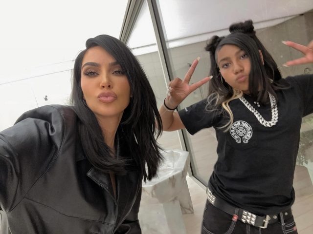    Ким Кардашьян с дочерью Норт. Фото: социальные сети