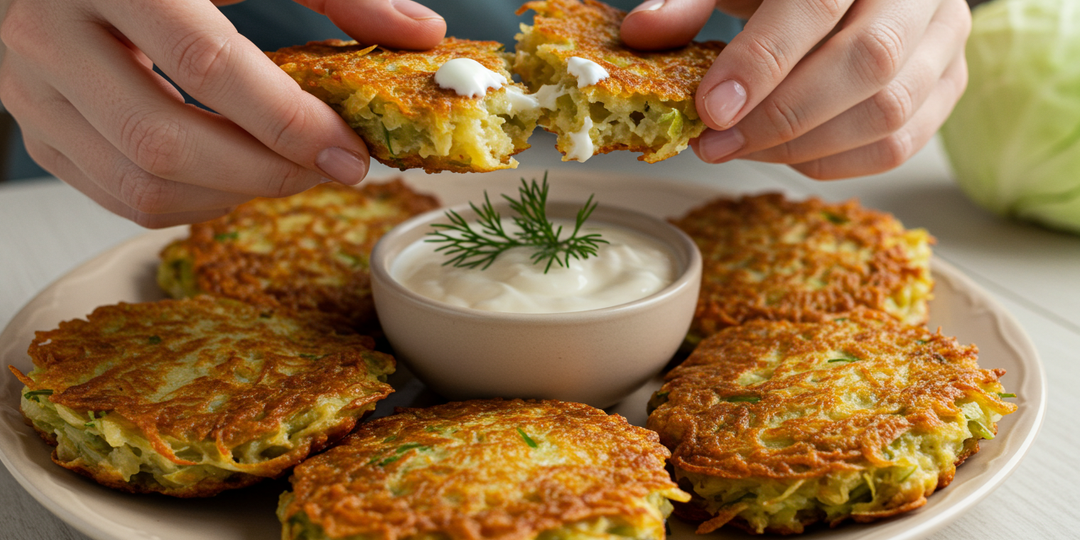 Вкуснейшие оладьи с капустой – сытно, быстро и экономно