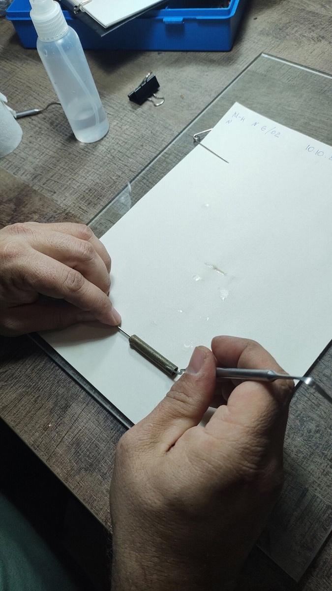 Разворот бланка медальона