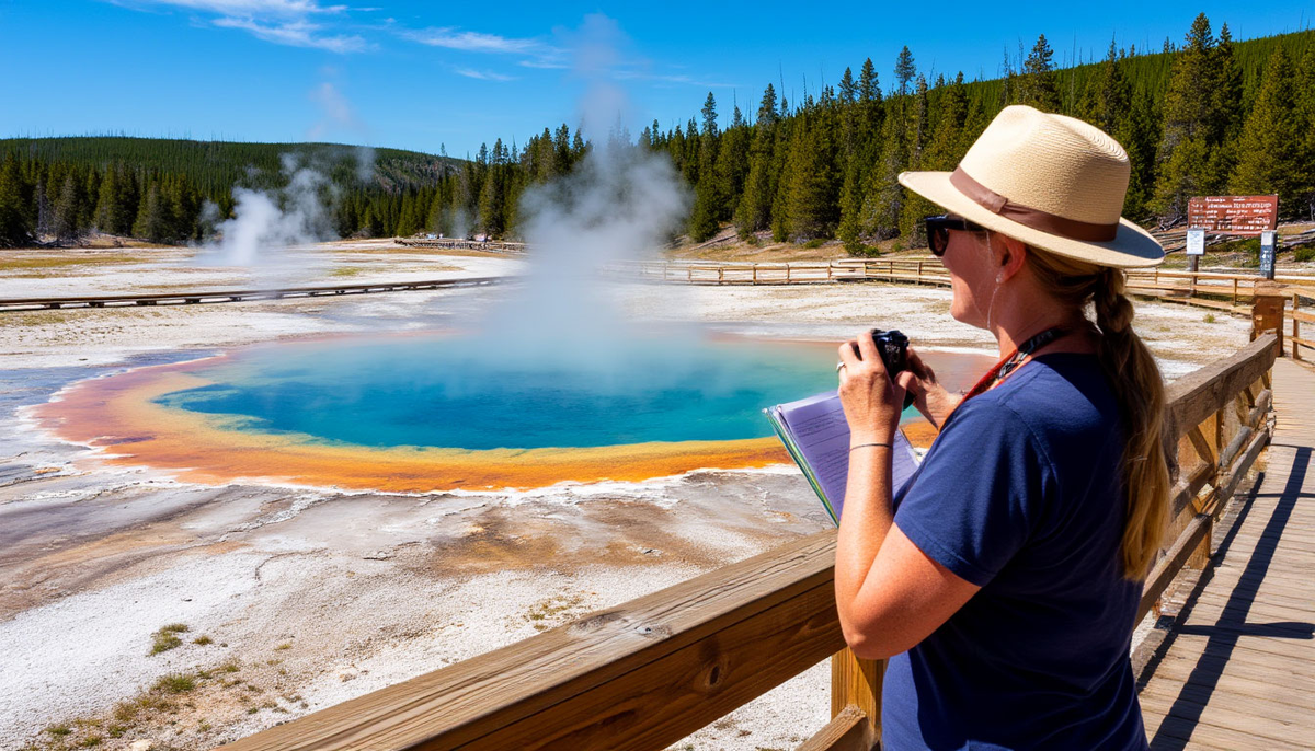 За ограждение не заходим