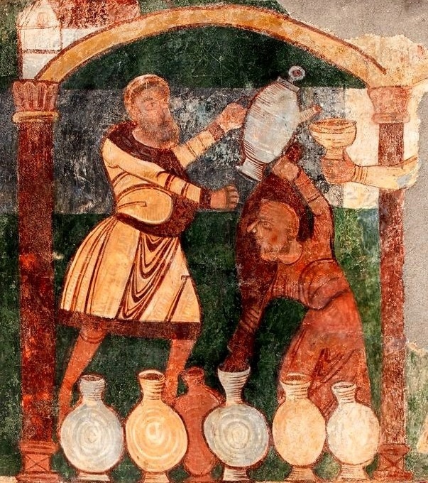 Епархиальный музей Хака, Испания. Романская фреска.