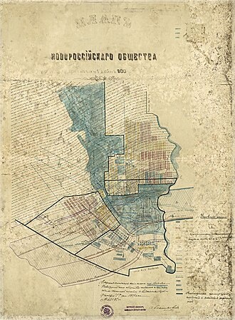 План Юзовки (Донецка), 1913 г.