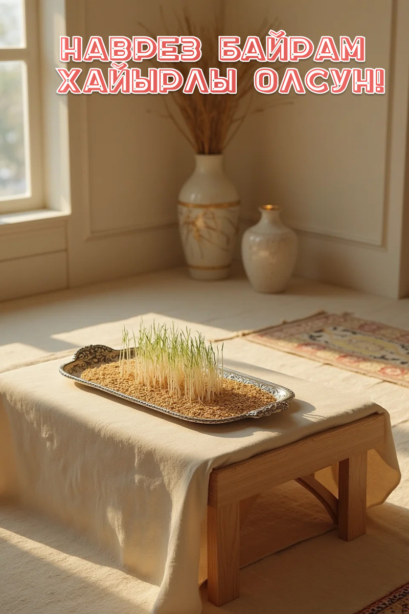 Пророщенная пшеница на праздник Новруз 