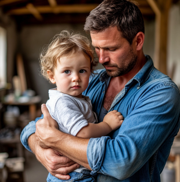 Ребенок с папой