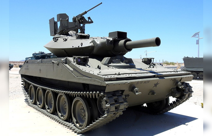 Лёгкий танк США M551 Sheridan./ Фото: wikipedia.org