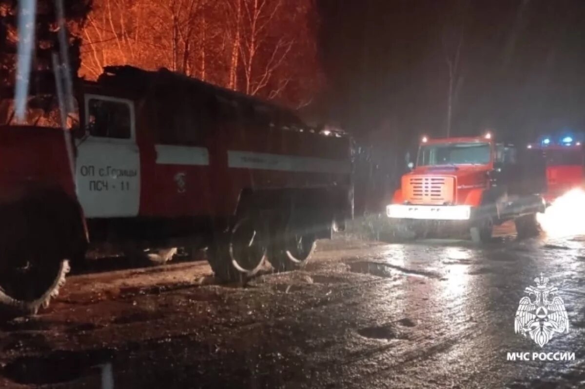    В Тверской области за сутки зафиксировано 12 пожаров