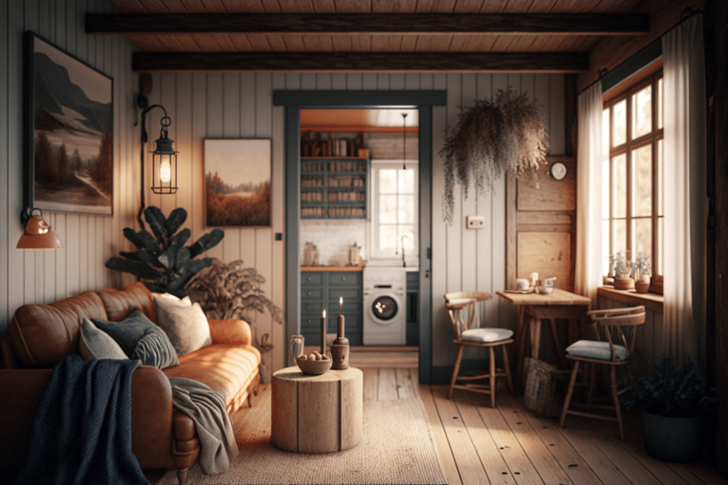    Дизайн коттеджа: современный стиль с недорогими материалами Keri