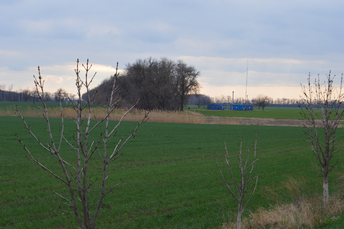 Фото автора. 19.03.2025. Сгустились тучи над станицей.