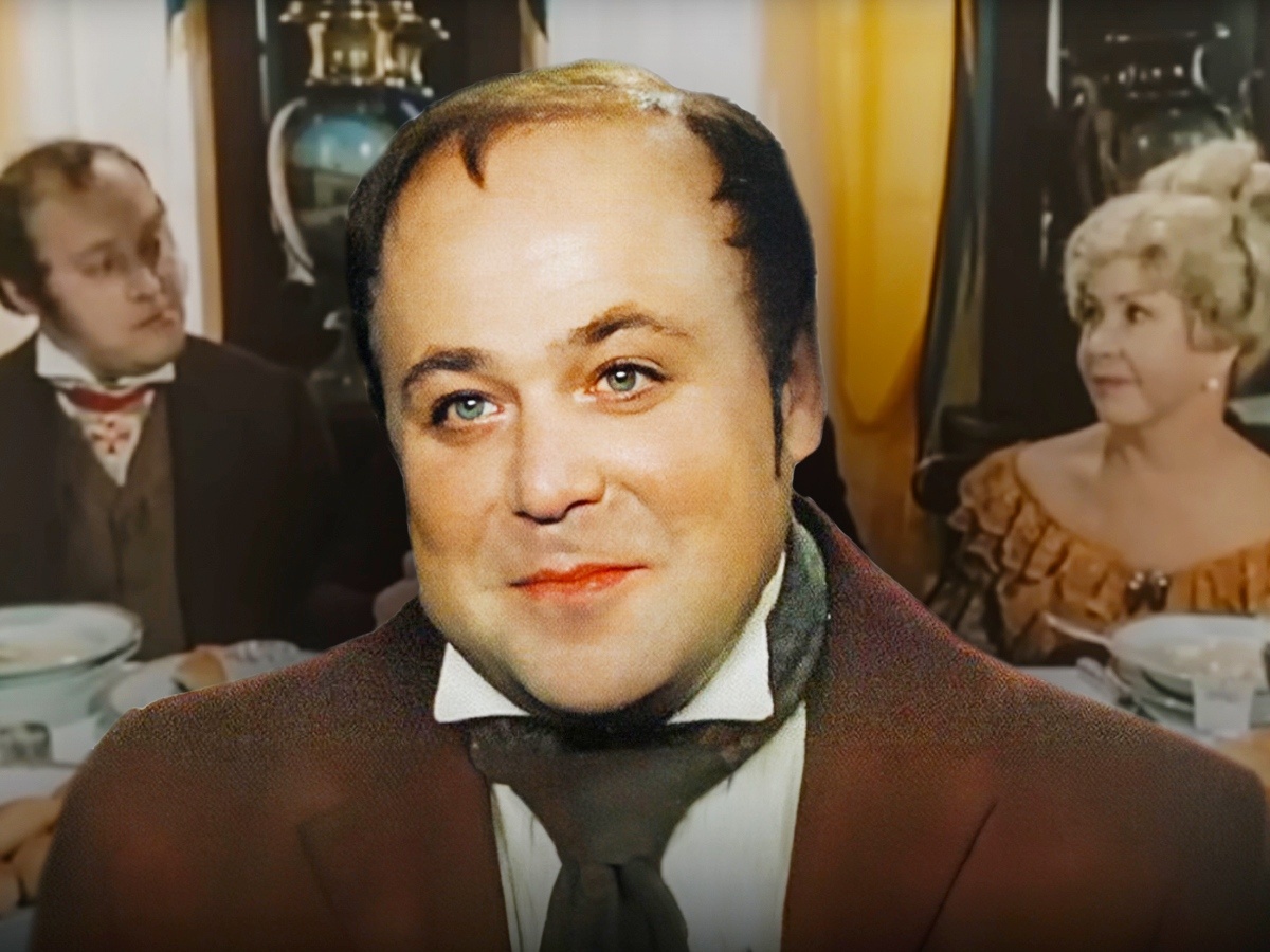 Кадр из фильма "Мёртвые души". В роли Чичикова Калягин. 