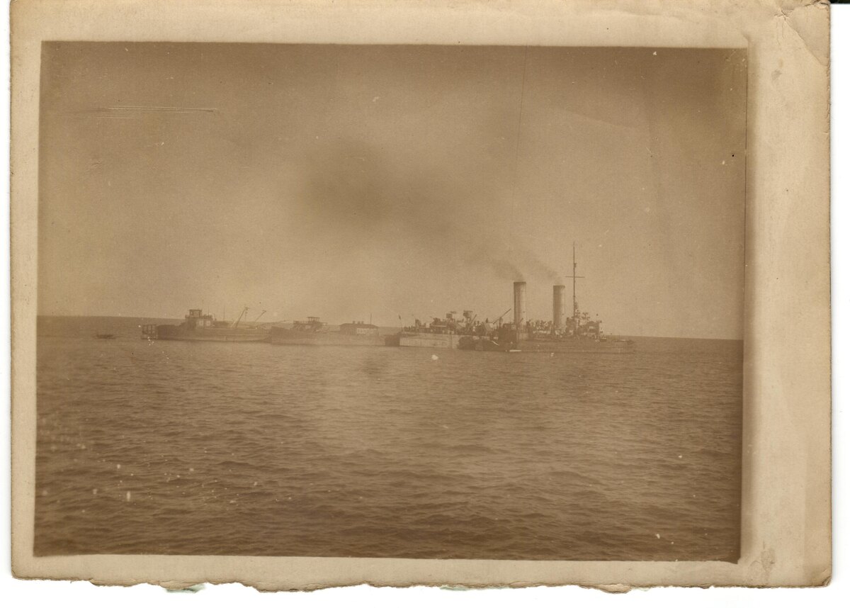 Ледокол «Красин» с установленным вооружением. 1943-1945 гг.
Фотография из фондов музея «Ледокол «Красин»
