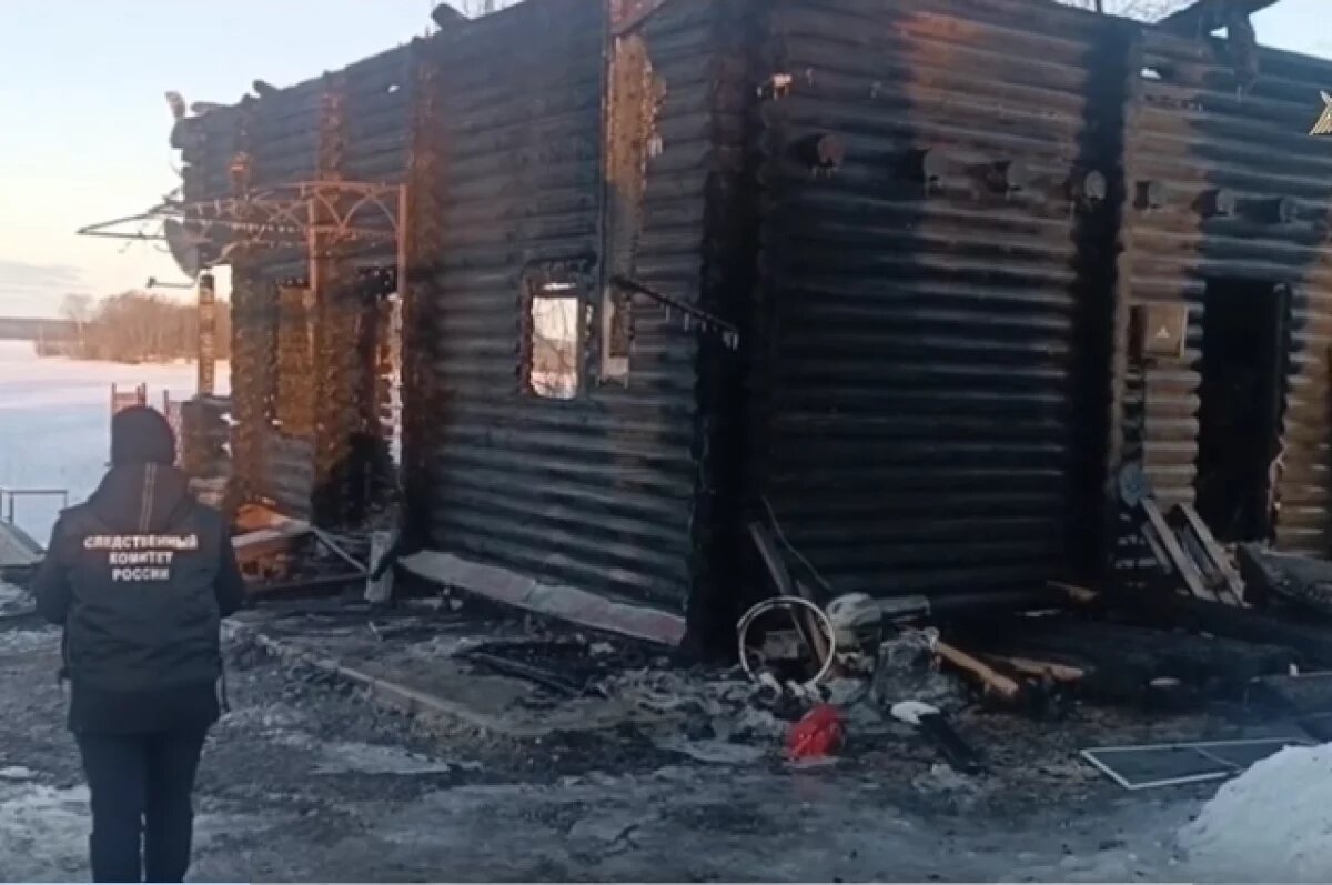    Три человека погибли во время пожара в бане в Медвежьегорском районе