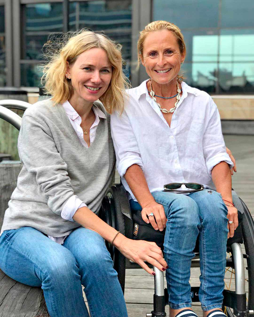 Наоми Уоттс вместе с Сэм 