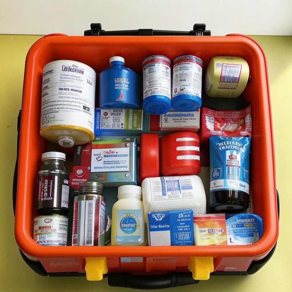 Подготовьте запас медикаментов, запас еды и воды.