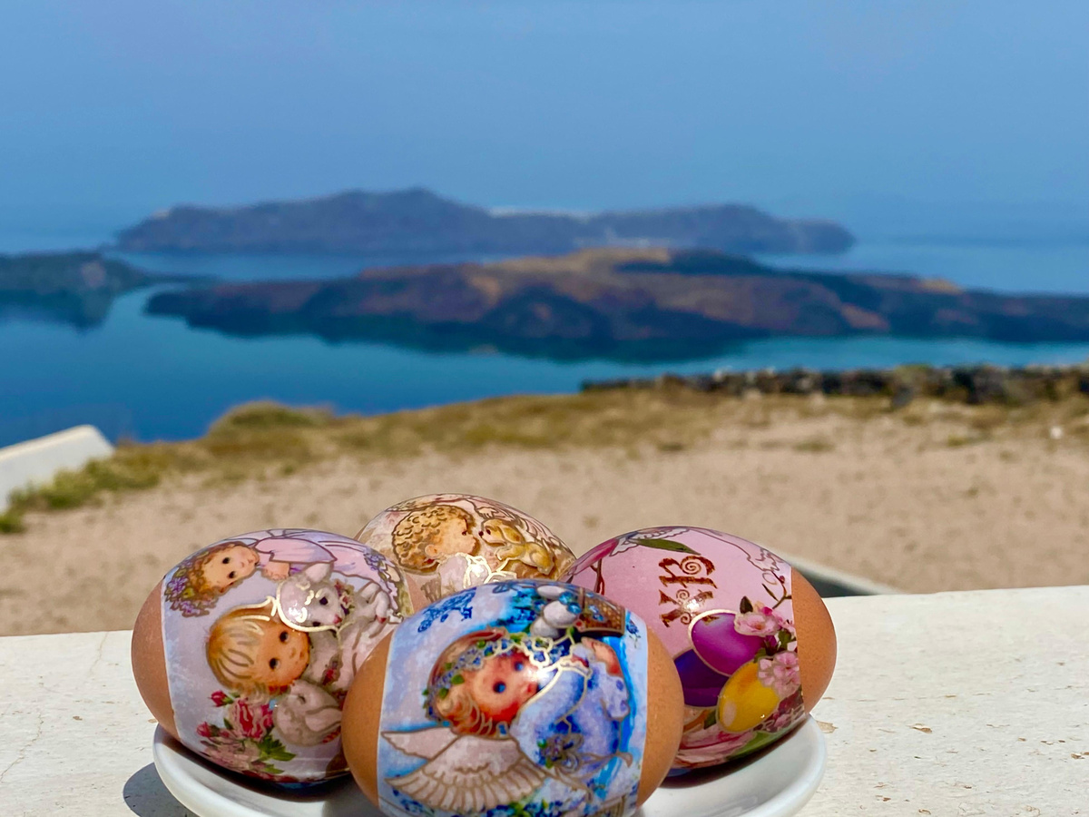 Пасха на Санторини