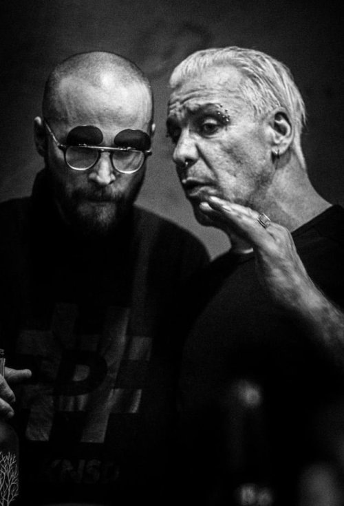 Слева Эрика Ремберг, он же Specter Berlin с солистом Rammstein Тиллем Линдеманном