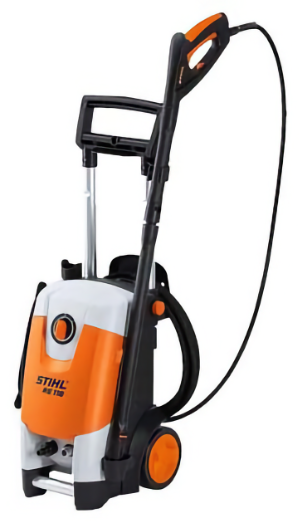 Кому-то дизайн мойки Stihl RE 118 покажется простоватым, а я наоборот люблю как раз такое.