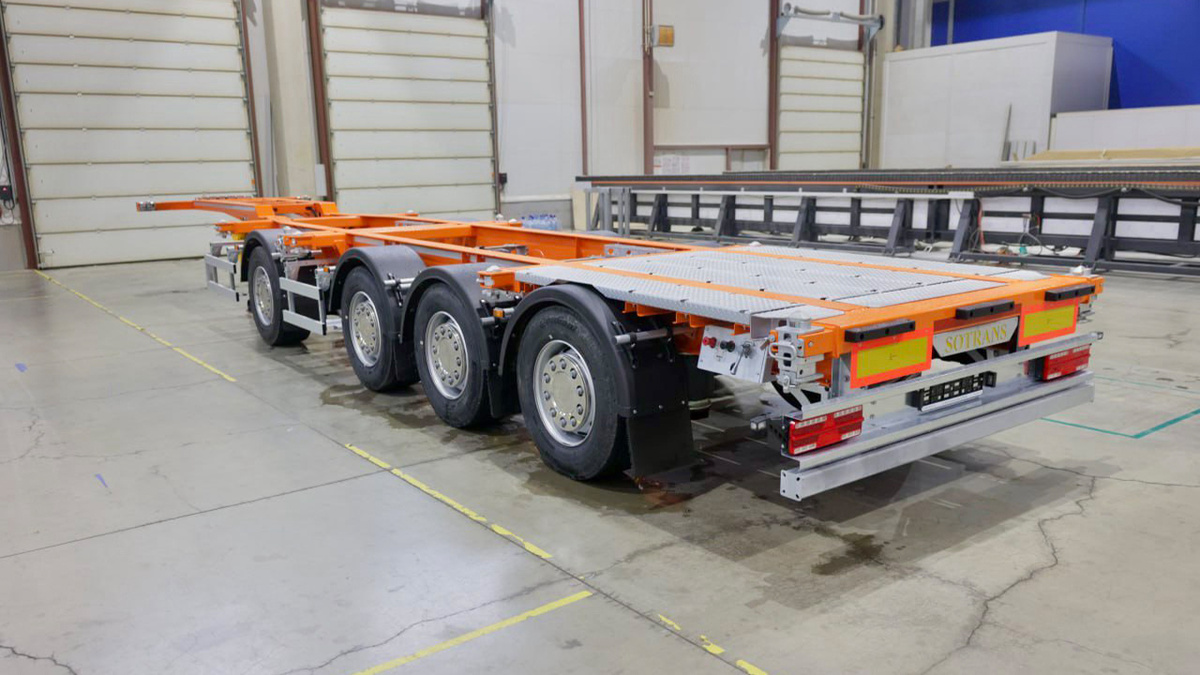 Полуприцеп контейнеровозов Sotrans Wallaroo Stell