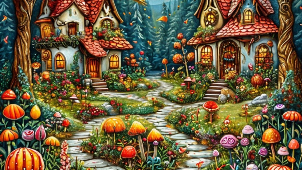 как красив сказочный музыкальный лес. Спасибо Шедевруму затакие картинки.